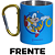 Caneca Sonic Aço Inox Azul Com Mosquetão Oficial Sega - Imagem 2