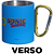Caneca Sonic Aço Inox Azul Com Mosquetão Oficial Sega - Imagem 3