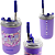Copo Friends Térmico Quente Gelado 300ml Com Tampa E Canudo Oficial Warner Bros - Imagem 1