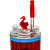 Copo Homem-Aranha Spider-Man Térmico Quente Gelado 300ml Com Tampa E Canudo Oficial Marvel - Imagem 4