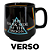 Caneca Pink Floyd Cerâmica Preta 410ml Oficial The Dark Side of the Moon - Imagem 3