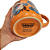 Caneca Taz-Mania Cerâmica Laranja E Azul 410ml Oficial Looney Tunes - Imagem 7