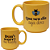 Mini Caneca Abelha Mel Que Seu Dia Seja Doce Café Expresso Empilhável Cerâmica 100ML - Imagem 1