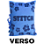 Almofada 3D Stitch Carta Com Laço Aveludada Oficial Disney - Imagem 3