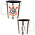 Caneca Corinthians Cerâmica Preta E Branca 400ML Oficial - Imagem 1