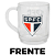 Caneca São Paulo Vidro Transparente 220 ml Oficial Tricolor Paulista - Imagem 2
