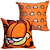 Almofada Gato Garfield Faces Aveludada 40x40cm Oficial Nickelodeon - Imagem 1