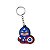 Chaveiro Capitão América Cute Emborrachado - Imagem 1
