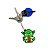 Chaveiro Yoda Cute Emborrachado - Imagem 2