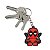 Chaveiro Deadpool Cute Emborrachado - Imagem 2