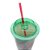 Copo Princesa Ariel Canudo Com Glitter 600ML Oficial Disney - Imagem 2