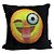 Almofada Emoji De Boa Com Lantejoulas 40x40CM - Imagem 3