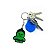 Chaveiro Hulk Cute Emborrachado - Imagem 2