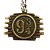 Chaveiro Harry Potter Plataforma 9 3/4 Rustico Metal - Imagem 2