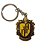 Chaveiro Harry Potter Brasão Hufflepuff Metal - Imagem 1