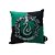 Almofada Sonserina Slytherin Aveludada Oficial Harry Potter - Imagem 1