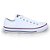 ALL STAR CHUCK TAYLOR BRANCO COM LINHA VERMELHA COURO SINTÉTICO - Imagem 1