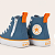 ALL STAR CHUCK TAYLOR AZUL ESCURO/LARANJA - Imagem 2