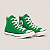 ALL STAR CHUCK TAYLOR SEASONAL VERDE FLORESTA CANO LONGO - Imagem 2