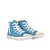 ALL STAR CHUCK TAYLOR AZUL CELESTE/LARANJA SOL INFANTIL - Imagem 3