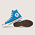 ALL STAR CHUCK TAYLOR AZUL 001 INFANTIL CANO LONGO - Imagem 4
