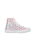 ALL STAR CHUCK TAYLOR ROSA CHICLETE GLITTER CANO LONGO INFANTIL - Imagem 1
