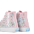 ALL STAR CHUCK TAYLOR ROSA CHICLETE GLITTER CANO LONGO INFANTIL - Imagem 4