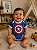 CAPITÃO AMERICA COM ESTRELINHAS - Imagem 1