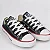 ALL STAR CHUCK TAYLOR PRETO LINHA VERMELHA LONA INFANTIL - Imagem 3