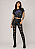 CALÇA LEGGING RASGADA C/ TARRAXAS - Imagem 1