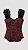 CORSELET C/ BOJO VERMELHO RENDA - Imagem 2