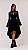 VESTIDO VELUDO VAMPIRA - Imagem 1