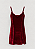 VESTIDO ALCINHA VELUDO VINHO - Imagem 2