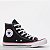 ALL STAR CHUCK TAYLOR PRETO LISTRA VERMELHA  LONA - Imagem 1