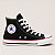 ALL STAR CHUCK TAYLOR PRETO LISTRA VERMELHA LONA - Imagem 1