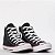 ALL STAR CHUCK TAYLOR PRETO LISTRA VERMELHA  LONA - Imagem 2