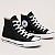 ALL STAR CHUCK TAYLOR PRETO LISTRA PRETA LONA - Imagem 2