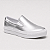 ALL STAR CHUCK TAYLOR PLATAFORMA SLIP ON PRATA COURO - Imagem 1