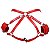 7049 HARNESS Cinta Liga em Couro com Algemas - Imagem 3