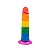 8006 DILDO Colorido 18,5 x 3,5cm - Imagem 1