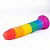 8006 DILDO Colorido 18,5 x 3,5cm - Imagem 3