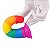 8006 DILDO Colorido 18,5 x 3,5cm - Imagem 5