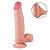 7990 Dildo super realista com segunda pele 21,7 x 4,9 cm - Imagem 1