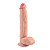 7664 Dildo com Vértebra, Pele, Escroto e Ventosa 30,5x5,8cm - Skin Lucky - Imagem 4
