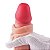 7982 Dildo super realista com segunda pele 22,7 x 4,6 cm - Imagem 2