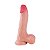 7982 Dildo super realista com segunda pele 22,7 x 4,6 cm - Imagem 4