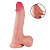 7982 Dildo super realista com segunda pele 22,7 x 4,6 cm - Imagem 1