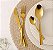 Faqueiro Dubai 24 peças Aço Inox - Dourado - Imagem 1