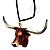 Enfeite Retrovisor Boi Long Horn - Imagem 2