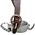 Kit Par De Esporas Inox Roseta De Coração Correias De Couro - Imagem 5